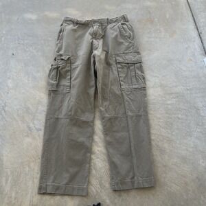 Abercrombie Fitch Pants Mens 34x31 Vtg Trousers Cargo Double Knee Vintage Baggy‎